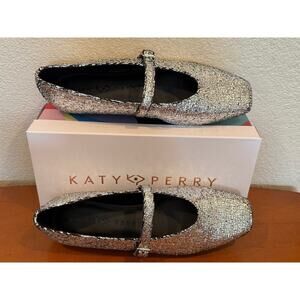 Katy Perry The Evie Mary Jane – Silver – Women’s Size 11 (EU 41) -  NEW in BOX